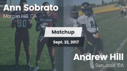 Matchup: Sobrato vs. Andrew Hill  2017