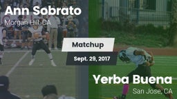 Matchup: Sobrato vs. Yerba Buena  2017