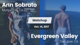 Matchup: Sobrato vs. Evergreen Valley  2017