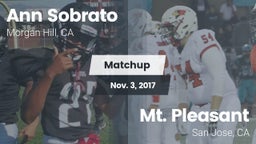 Matchup: Sobrato vs. Mt. Pleasant  2017