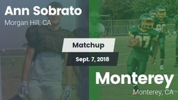 Matchup: Sobrato vs. Monterey  2018