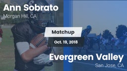 Matchup: Sobrato vs. Evergreen Valley  2018