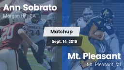 Matchup: Sobrato vs. Mt. Pleasant  2019