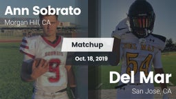 Matchup: Sobrato vs. Del Mar  2019