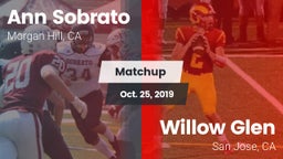 Matchup: Sobrato vs. Willow Glen  2019