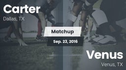 Matchup: Carter vs. Venus  2016