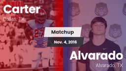 Matchup: Carter vs. Alvarado  2016