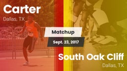 Matchup: Carter vs. South Oak Cliff  2017