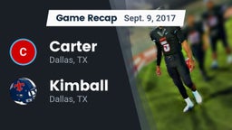 Recap: Carter  vs. Kimball  2017
