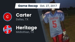 Recap: Carter  vs. Heritage  2017