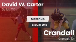 Matchup: Carter vs. Crandall  2018