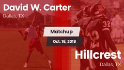 Matchup: Carter vs. Hillcrest  2018