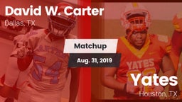 Matchup: Carter vs. Yates  2019