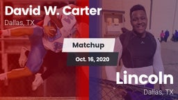Matchup: Carter vs. Lincoln  2020