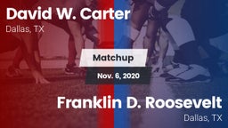 Matchup: Carter vs. Franklin D. Roosevelt  2020