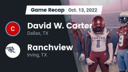 Recap: David W. Carter  vs. Ranchview  2022