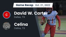 Recap: David W. Carter  vs. Celina  2022