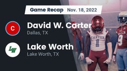 Recap: David W. Carter  vs. Lake Worth  2022