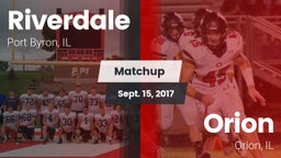 Matchup: Riverdale vs. Orion  2017