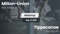 Matchup: Milton-Union vs. Tippecanoe  2016