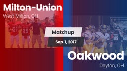 Matchup: Milton-Union vs. Oakwood  2017