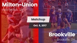 Matchup: Milton-Union vs. Brookville  2017