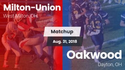 Matchup: Milton-Union vs. Oakwood  2018