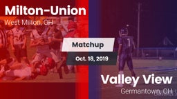 Matchup: Milton-Union vs. Valley View  2019