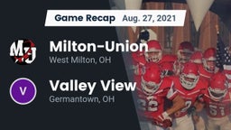 Recap: Milton-Union  vs. Valley View  2021