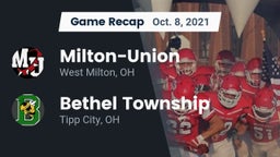 Recap: Milton-Union  vs. Bethel Township  2021