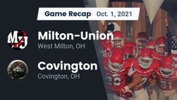 Recap: Milton-Union  vs. Covington  2021