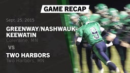 Recap: Greenway/Nashwauk-Keewatin  vs. Two Harbors  2015