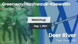 Matchup: Greenway/Nashwauk-Ke vs. Deer River  2017
