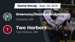 Recap: Greenway/Nashwauk-Keewatin  vs. Two Harbors  2018