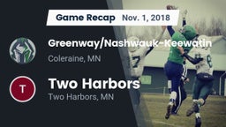 Recap: Greenway/Nashwauk-Keewatin  vs. Two Harbors  2018