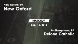 Matchup: New Oxford vs. Delone Catholic  2016