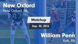 Matchup: New Oxford vs. William Penn  2016