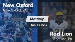 Matchup: New Oxford vs. Red Lion  2016