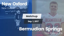 Matchup: New Oxford vs. Bermudian Springs  2017