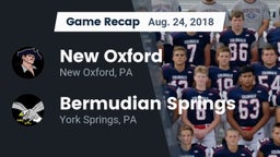Recap: New Oxford  vs. Bermudian Springs  2018