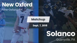 Matchup: New Oxford vs. Solanco  2018