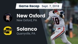 Recap: New Oxford  vs. Solanco  2018