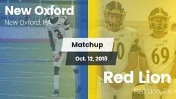 Matchup: New Oxford vs. Red Lion  2018