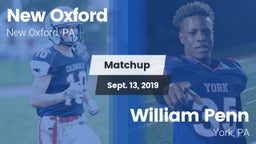 Matchup: New Oxford vs. William Penn  2019