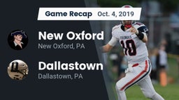 Recap: New Oxford  vs. Dallastown  2019