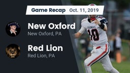 Recap: New Oxford  vs. Red Lion  2019