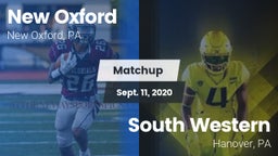 Matchup: New Oxford vs. South Western  2020