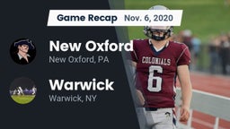 Recap: New Oxford  vs. Warwick  2020