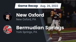 Recap: New Oxford  vs. Bermudian Springs  2022