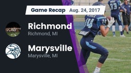 Recap: Richmond  vs. Marysville  2017